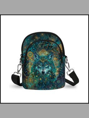 Small Waterproof Crossbody Phone Bag Floral Casual Travel Purse